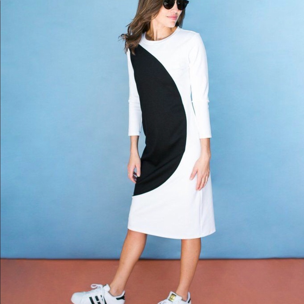 Sonnet James Doutzen Dress, black and white